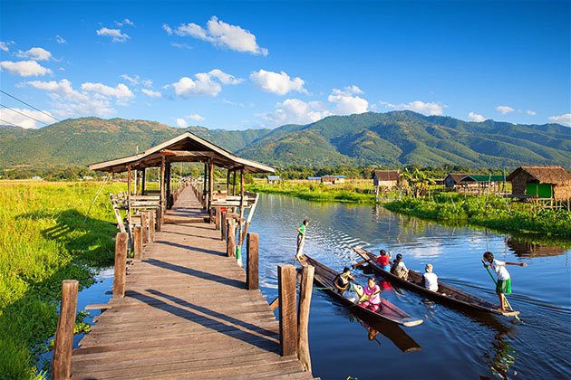 Bagan Cycling To Inle Lake 7 Days